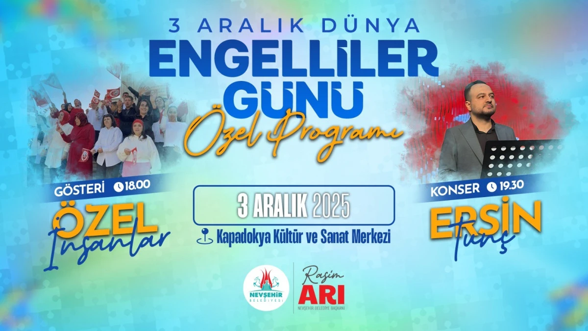 3 Aralık Dünya Engelliler Günü Özel Programına Davetlisiniz