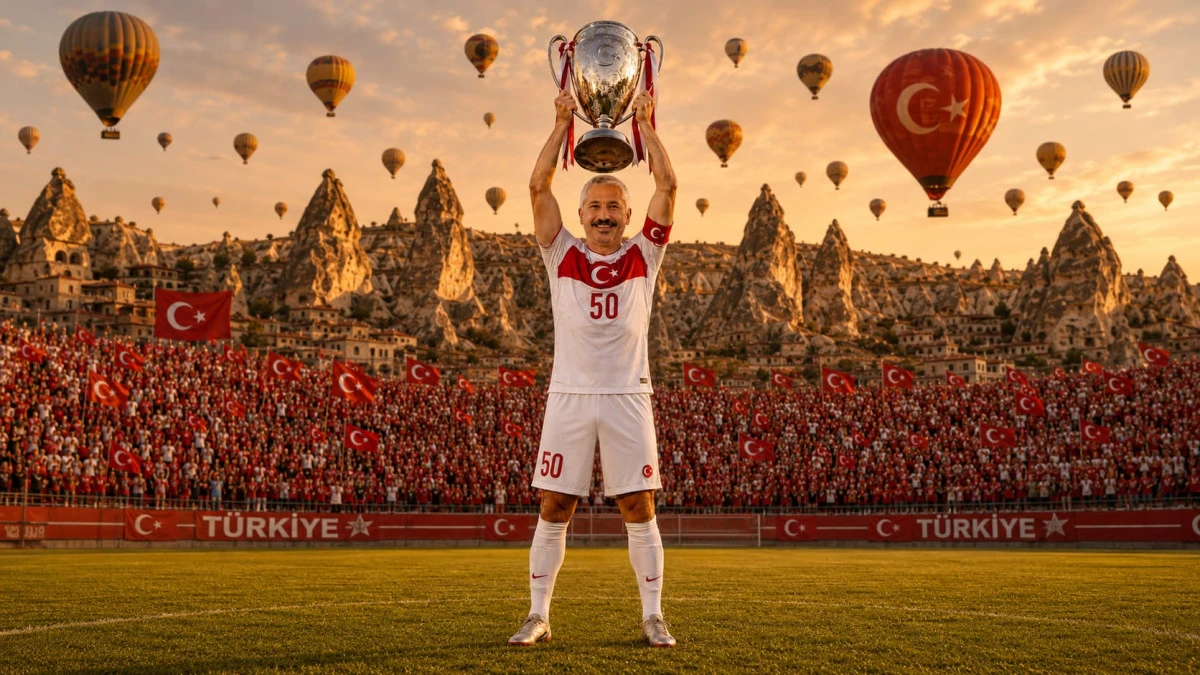 Milli Takım Heyecanına Kapadokya&rsquo;dan &Ouml;zel Marş: "T&Uuml;RK BEYAZI (ŞUT ve GOL)"