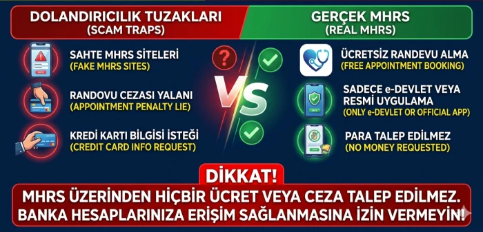 SİBER DOLANDIRICILARDAN YENİ TUZAK: MHRS &Uuml;ZERİNDEN "&Ouml;DENMEMİŞ CEZA/BOR&Ccedil;" VURGUNU!