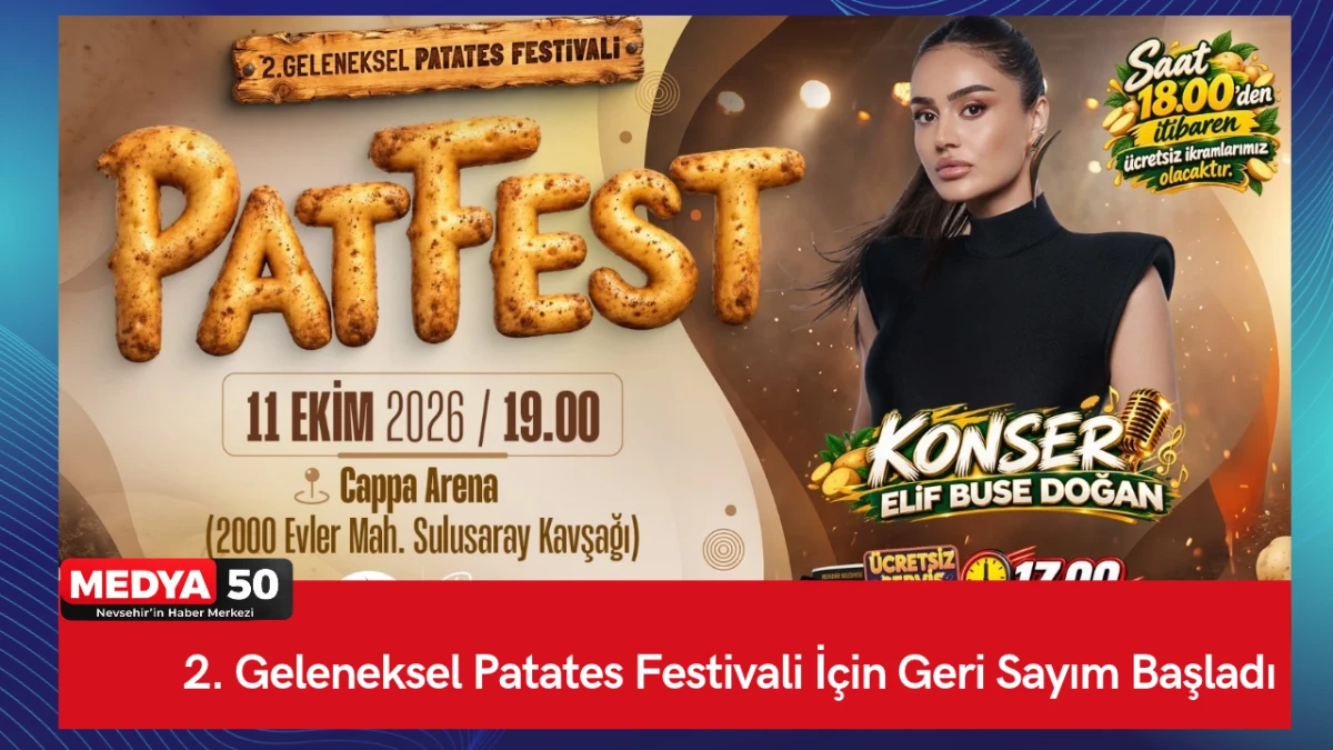 2. Geleneksel Patates Festivali İ&ccedil;in Geri Sayım Başladı
