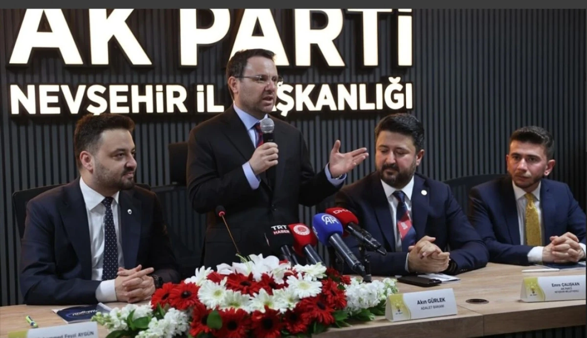 ADALET BAKANI AKIN G&Uuml;RLEK, MUSTAFAPAŞA SE&Ccedil;İMLERİ İ&Ccedil;İN NEVŞEHİR&rsquo;E GELİYOR!