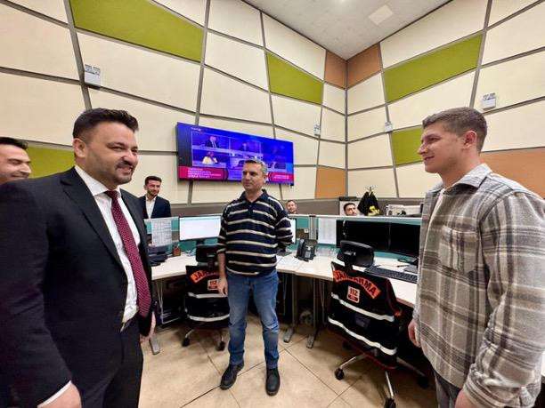 AK Parti İl Başkanı Muhammed Feyzi Aygün’den 112 Merkezine Ziyaret