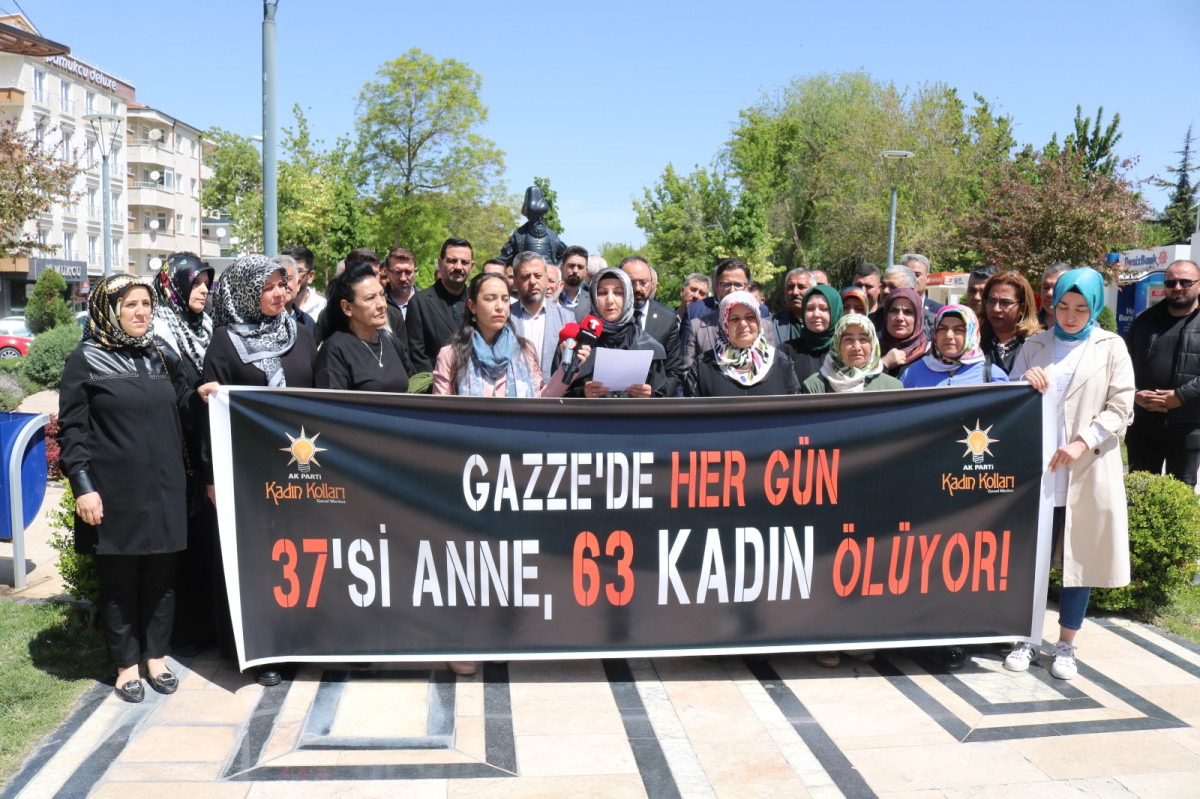 AK Parti Kadın Kolları Başkanı Çelebi, ' Gazzeli Anneler için susmuyoruz'