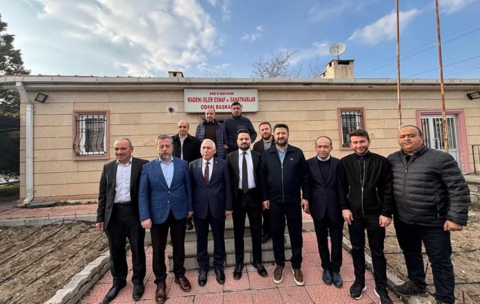 AK Parti Nevşehir Teşkilatı&rsquo;ndan Esnaf Odalarına "Hayırlı Olsun" Ziyareti