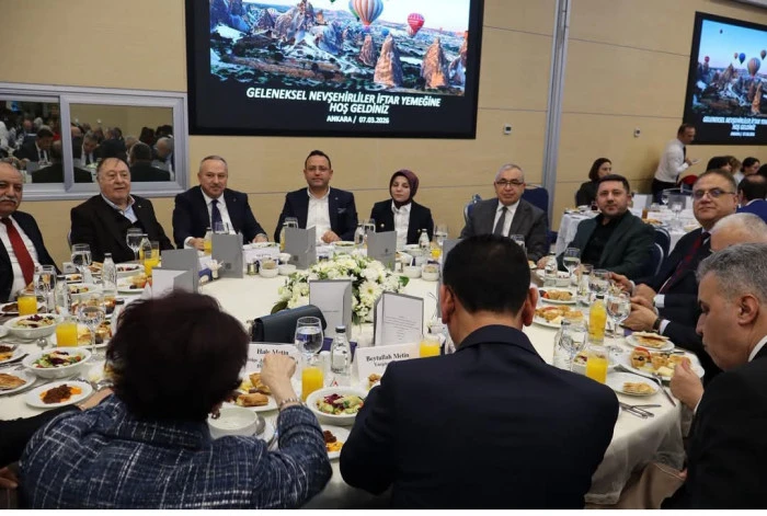 Ankara&rsquo;da Nevşehirliler Buluşması: Vali Ali Fidan ve İş D&uuml;nyası İftarda Bir Araya Geldi