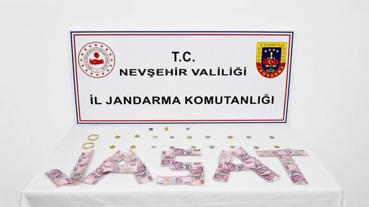 Avanos'ta &Ccedil;alınan Altın ve Paralar JASAT Tarafından Bulundu