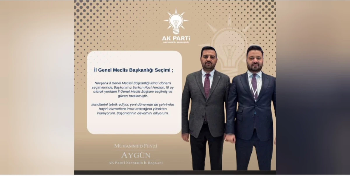 Başkan Ayg&uuml;n&rsquo;den G&uuml;ven Tazeleyen Feralan&rsquo;a Tebrik: "Hizmet Yolunda G&uuml;&ccedil;l&uuml; İrade"