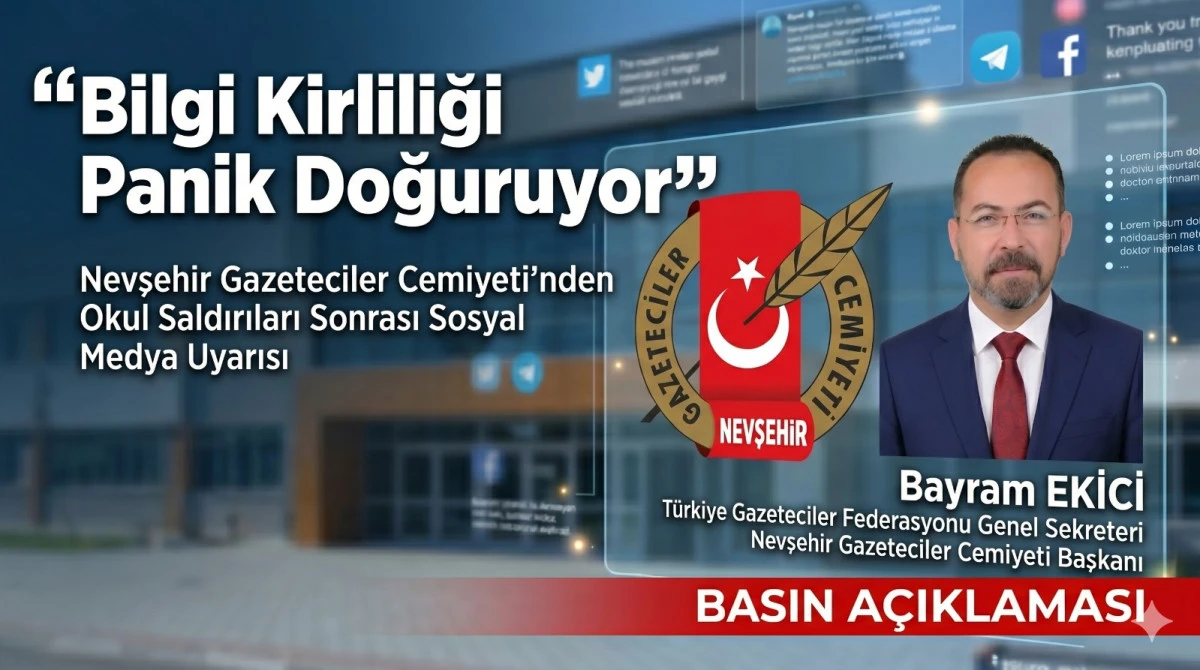 Başkan Bayram Ekici&rsquo;den Sosyal Medya Uyarısı: "Bilgi Kirliliği Panik Doğuruyor"