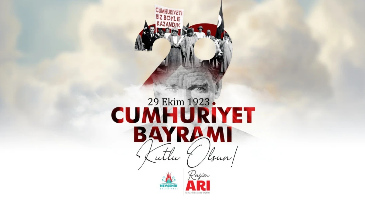 Belediye Başkanımız Rasim Arı’nın Cumhuriyet Bayramı Mesajı