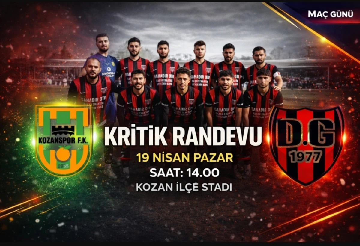 Derinkuyu G&uuml;c&uuml;, Kozan Deplasmanında "Kritik Randevu"da!