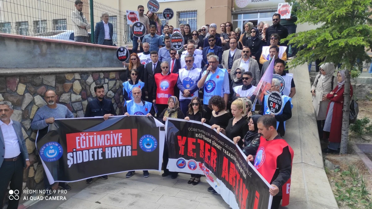 Eğitimciye Şiddete Ortak Tepki