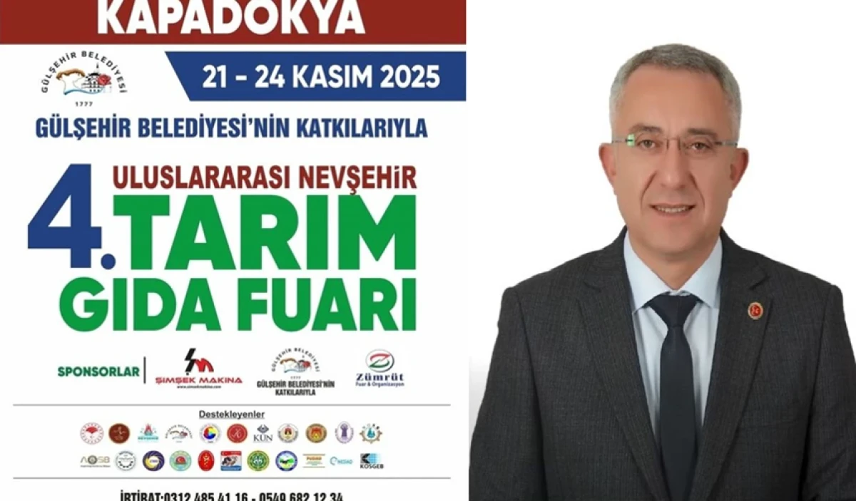 G&uuml;lşehir, 4. Uluslararası Nevşehir Kapadokya Tarım ve Gıda Fuarı'na Hazır!