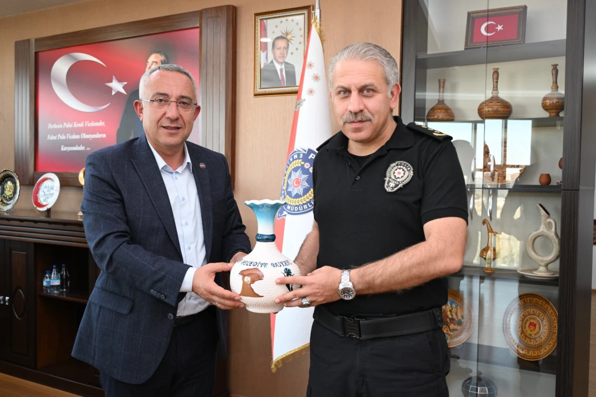 Gülşehir Belediye Başkanı Erkan Çiftci’den Emniyet Müdürü Serkan Karaman’a Ziyaret