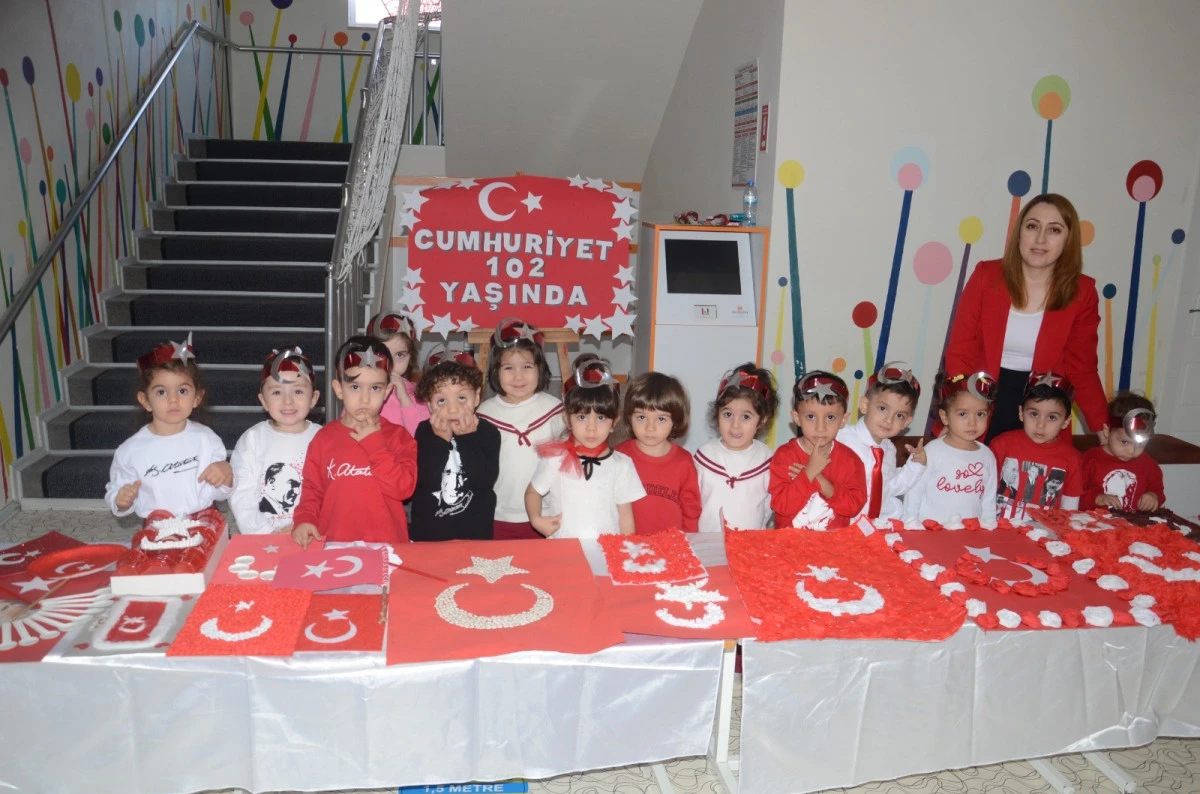 Kardelen Eğitim Kurumları Anaokulu öğrencilerinde Cumhuriyet Bayramı coşkusu