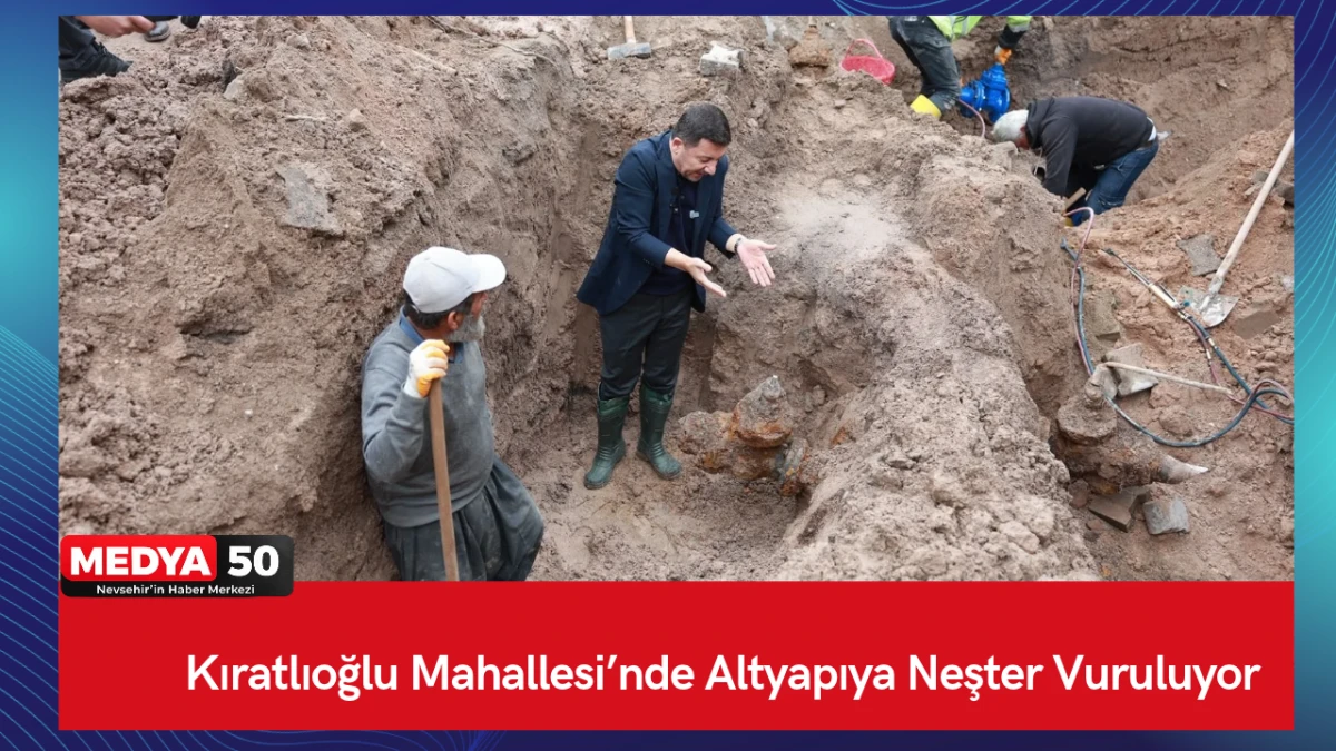 Kıratlıoğlu Mahallesi&rsquo;nde Altyapıya Neşter Vuruluyor