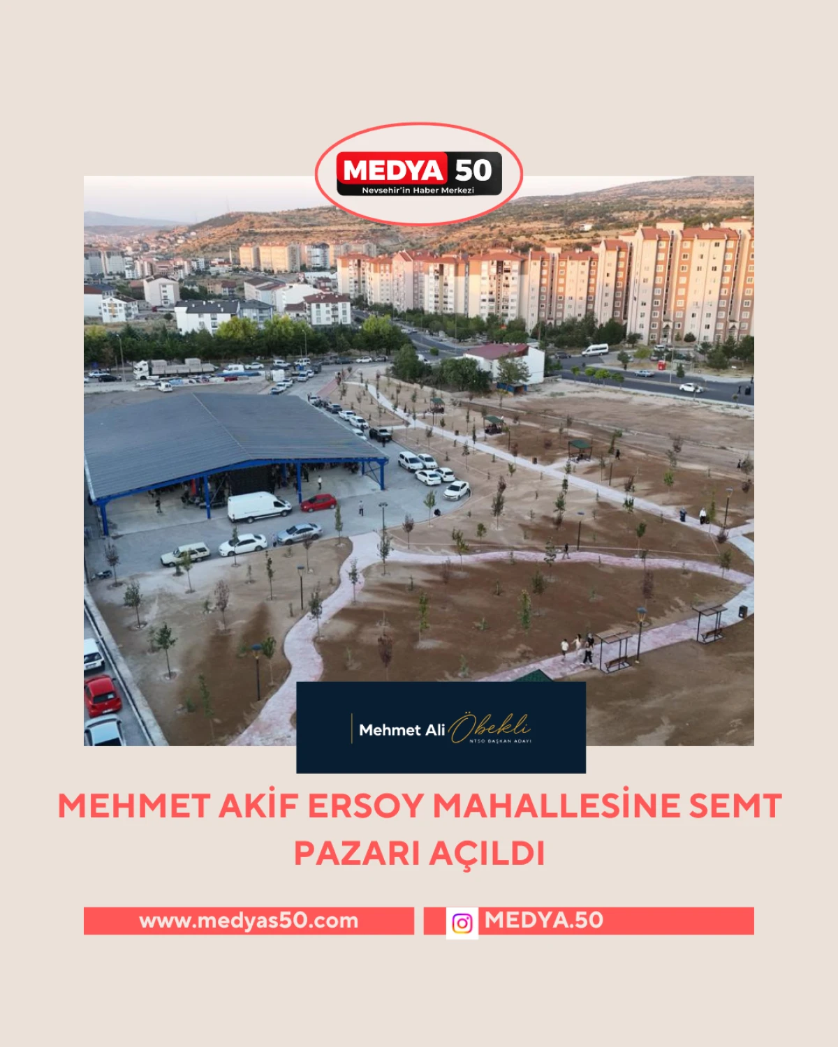Mehmet Akif Ersoy Mahallesi&rsquo;nde semt pazarı a&ccedil;ıldı