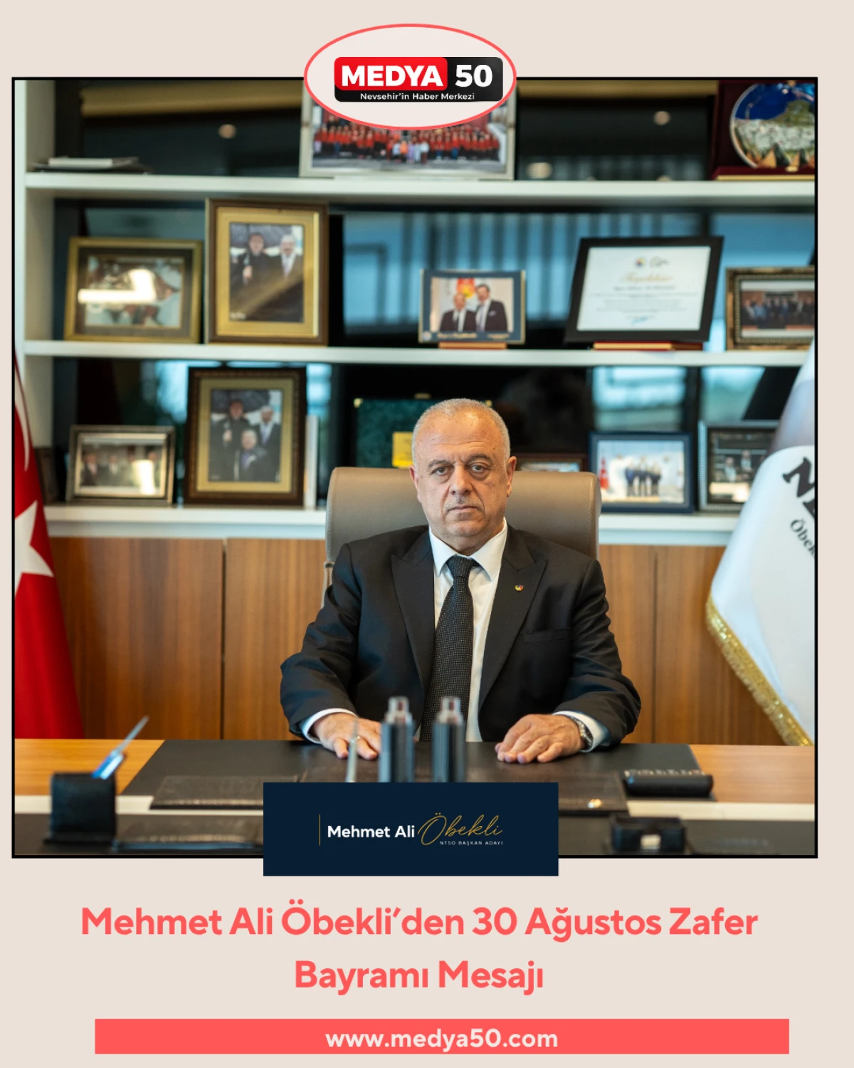 Mehmet Ali &Ouml;bekli&rsquo;den 30 Ağustos Zafer Bayramı Mesajı