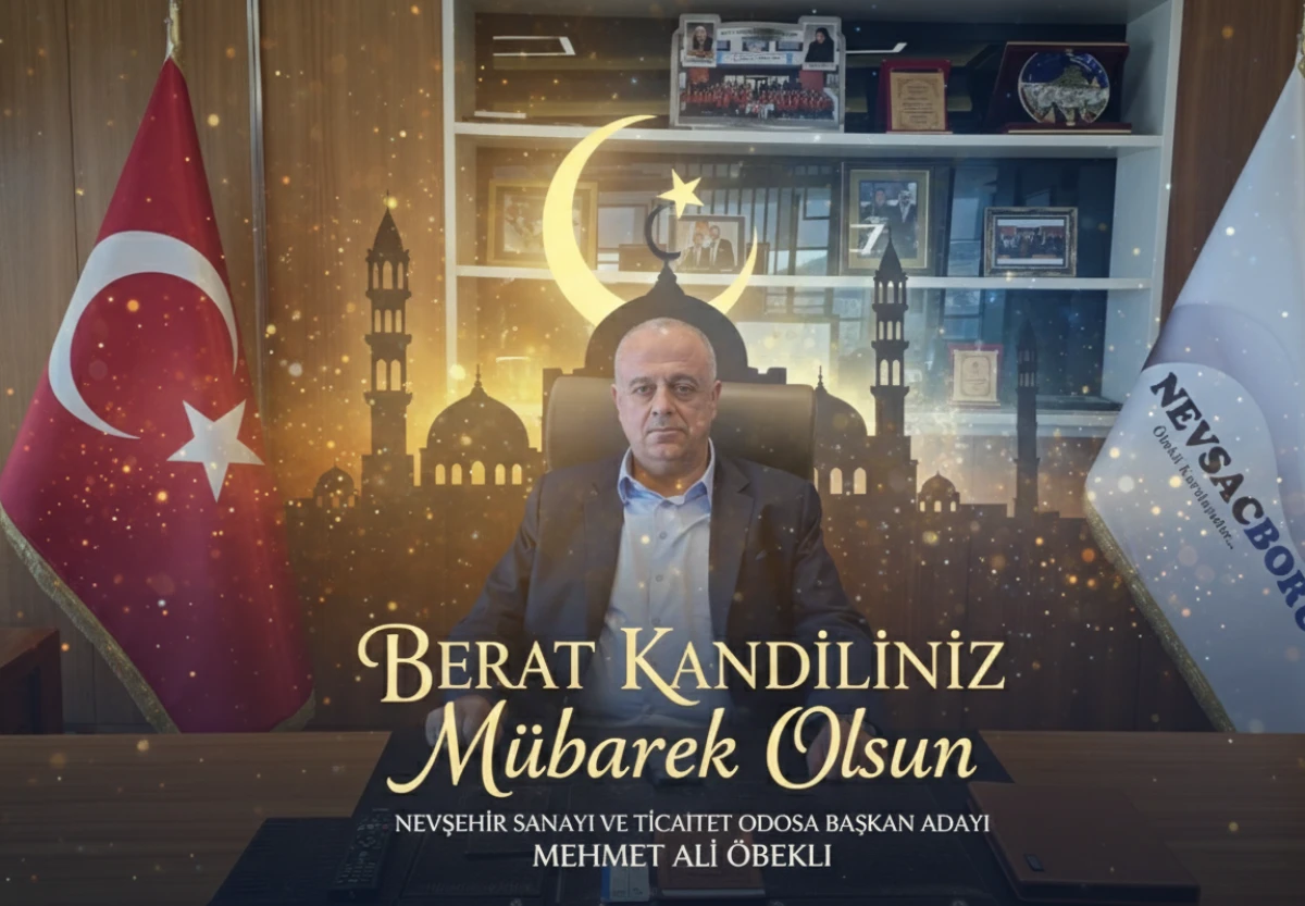 Mehmet Ali &Ouml;bekli&rsquo;den Berat Kandili Mesajı
