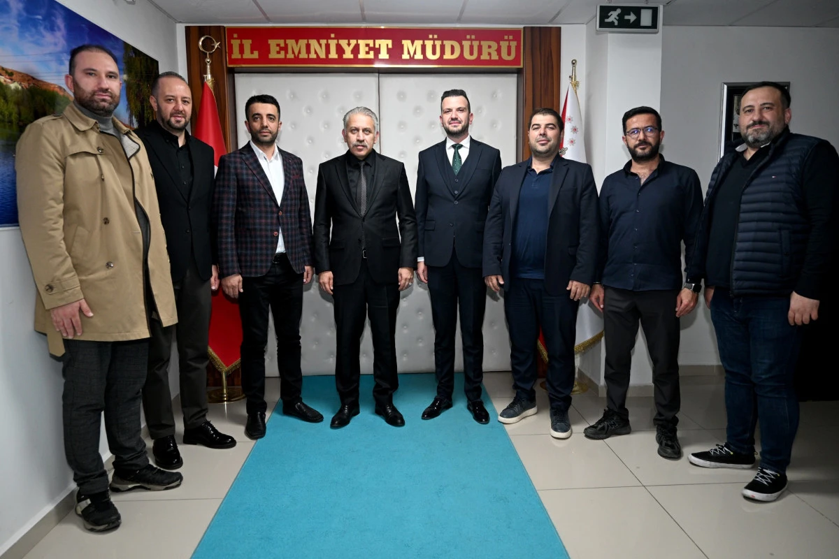 NESİAD Heyetinden İl Emniyet M&uuml;d&uuml;r&uuml; Serkan KARAMAN&rsquo;a Ziyaret