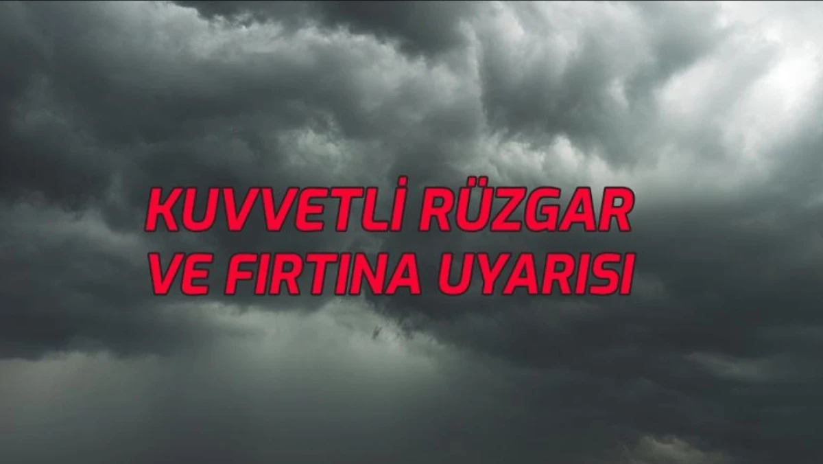 Nevşehir İ&ccedil;in Turuncu Alarm: Fırtına Kapıda!
