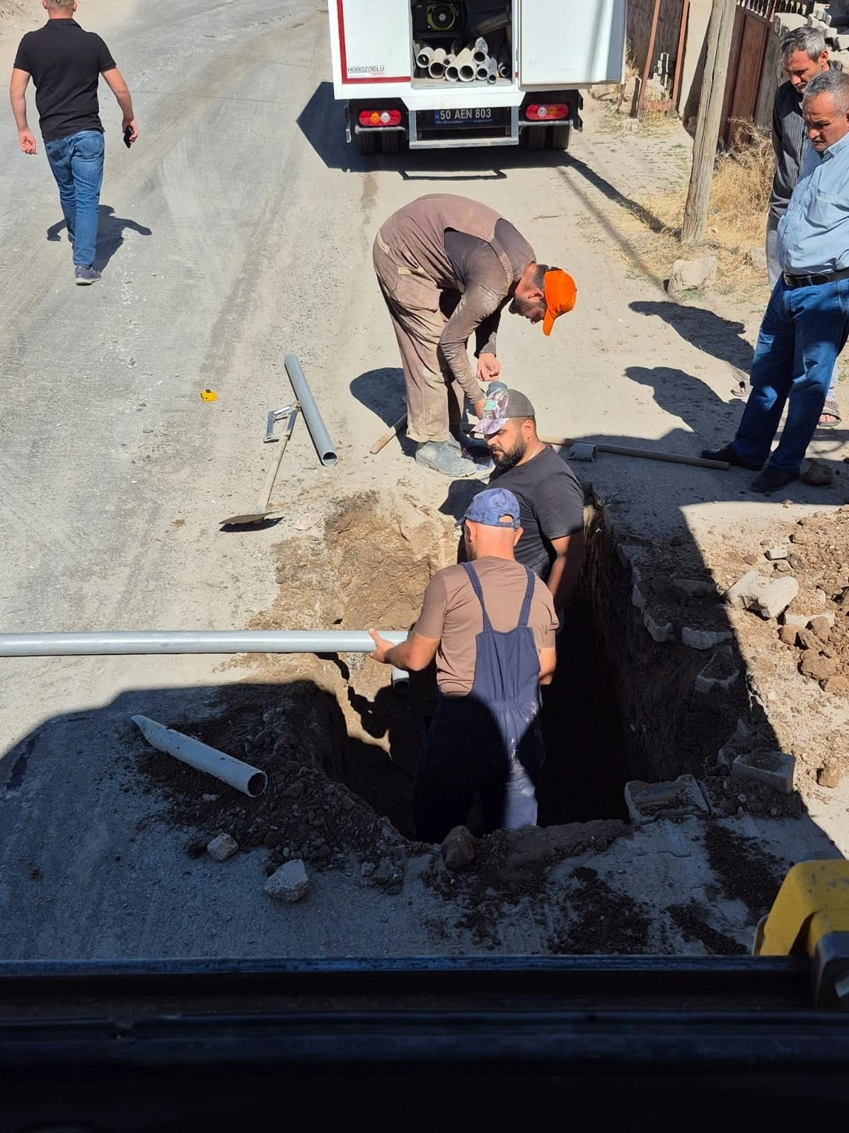 Nevşehir İl Özel İdaresi, köylerde altyapı çalışmalarını tamamlıyor