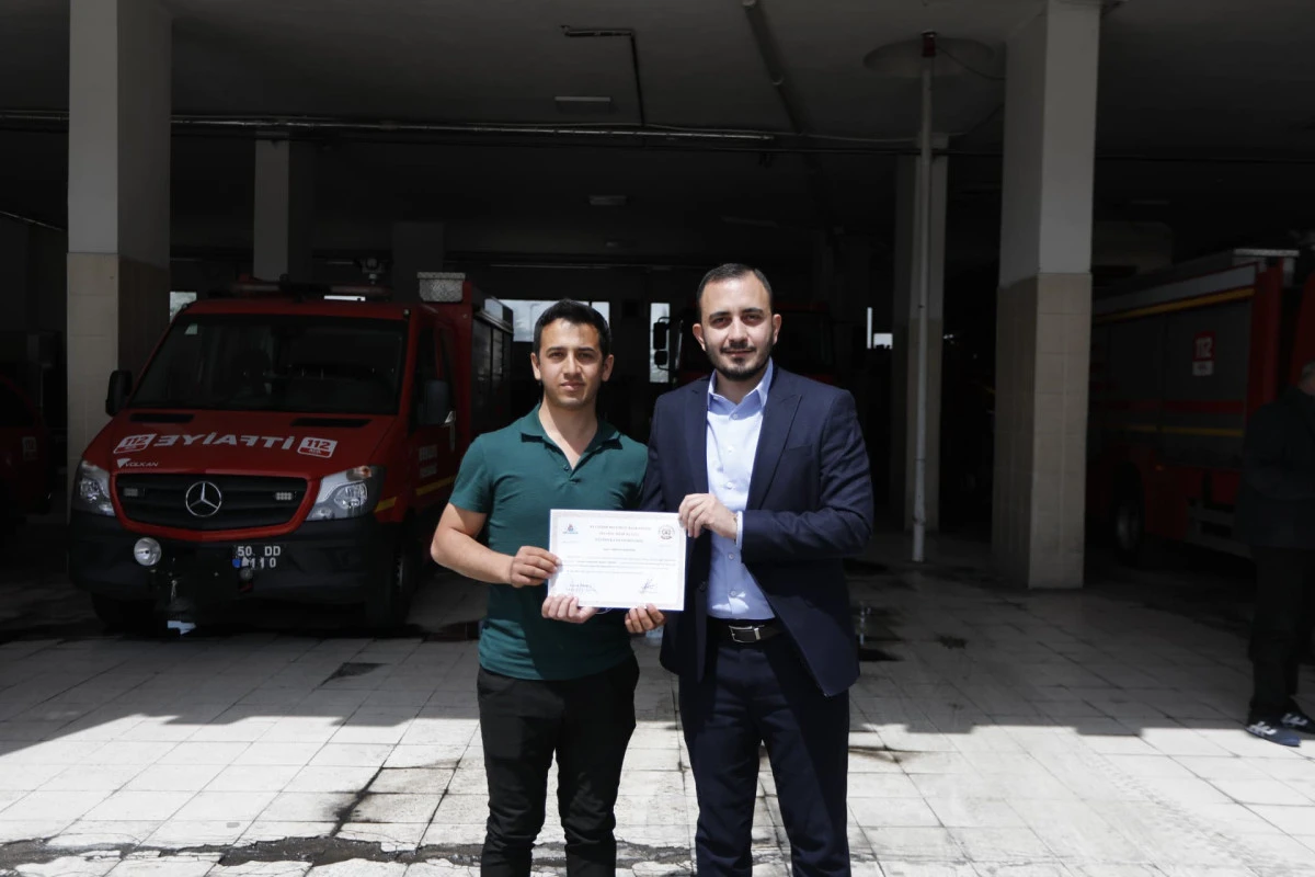 Nevşehir İtfaiye Müdürlüğü’nden Belde Belediyelerine Yangın Güvenliği Eğitimi