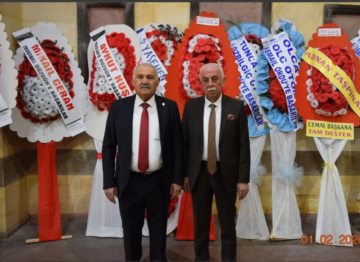 Nevşehir Şof&ouml;rler Odası&rsquo;nda "Mustafa D&uuml;zg&uuml;n" D&ouml;nemi