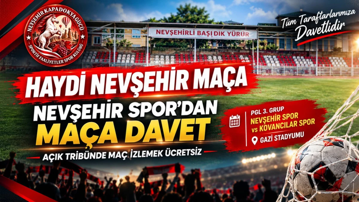 Nevşehir Spor Kul&uuml;p Başkanı Mumyakan, taraftarları ma&ccedil;a davet etti