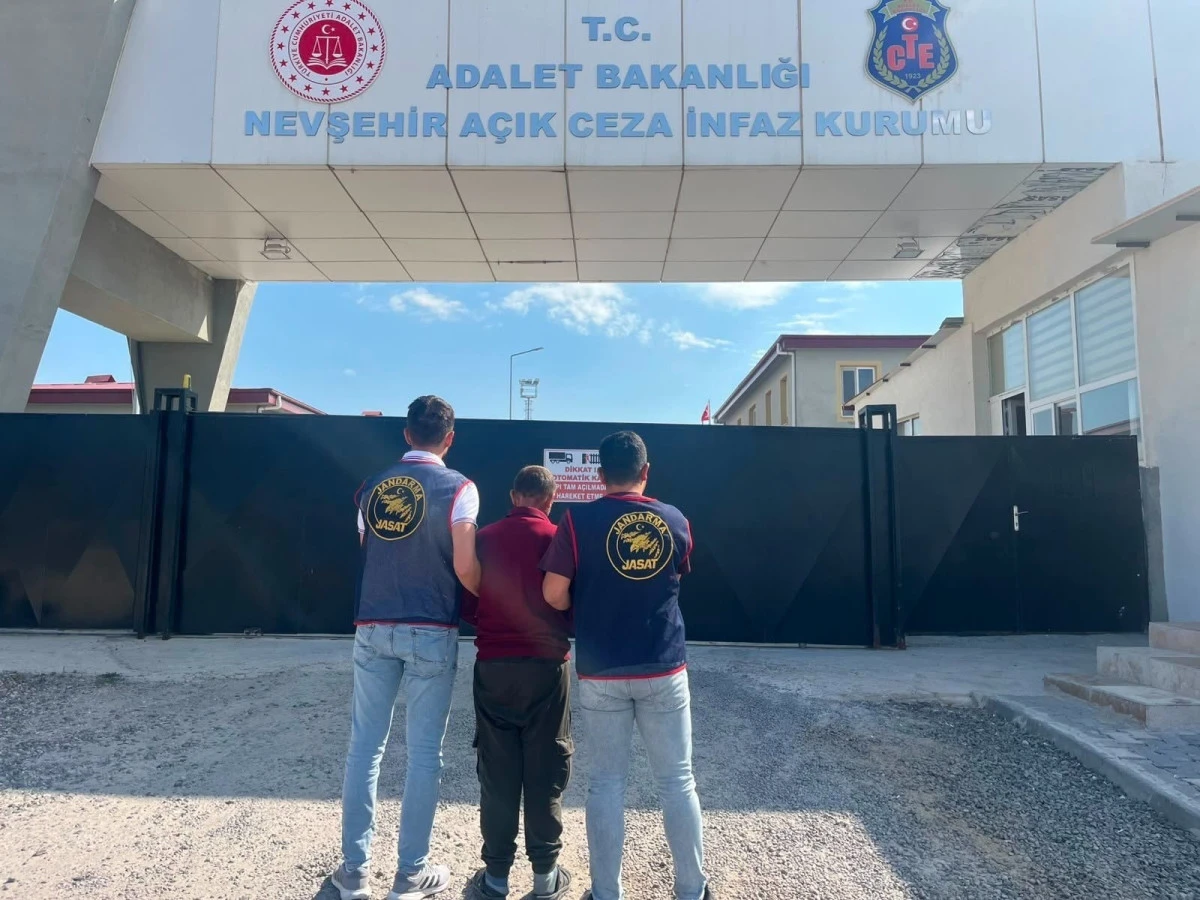 Nevşehir'de 15 Yıl Hapis Cezası Bulunan Firari Yakalandı