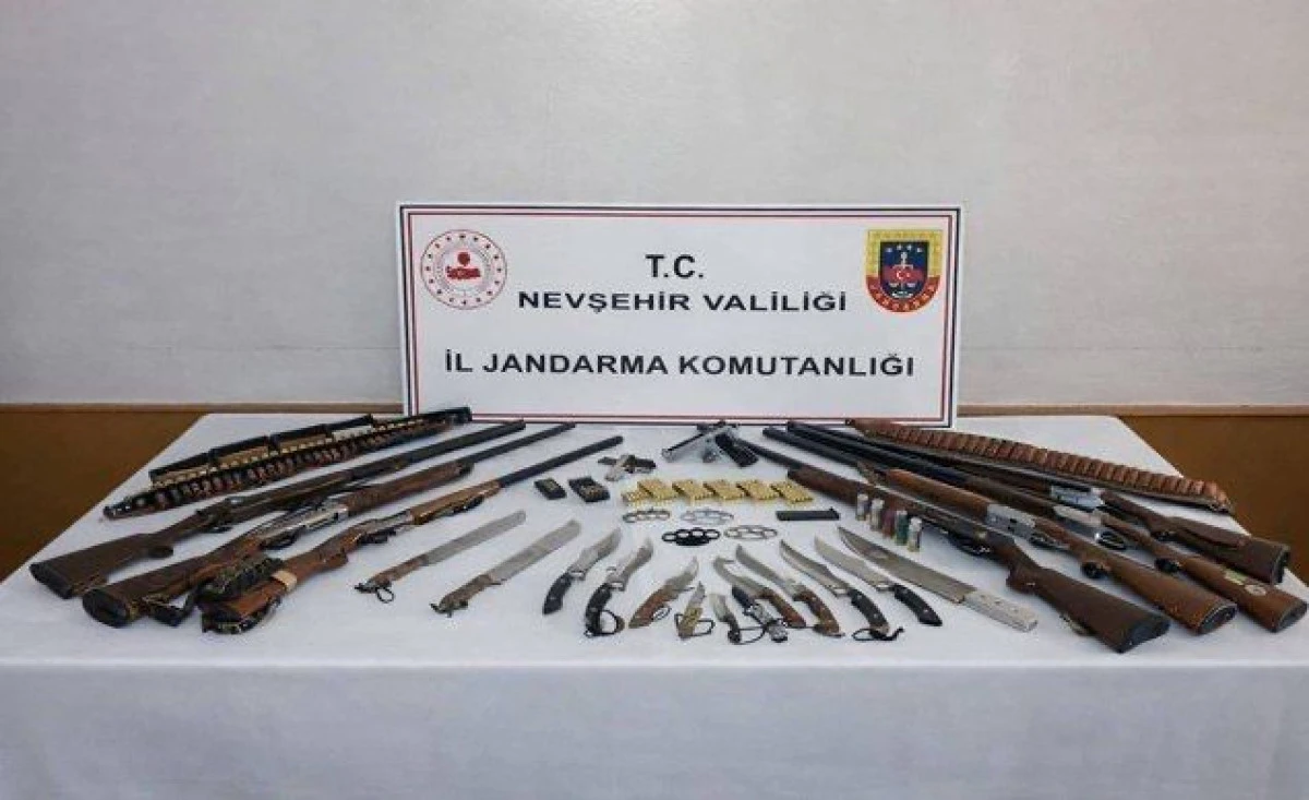 Nevşehir&rsquo;de Bireysel Silahlanmaya Darbe: 5 G&ouml;zaltı