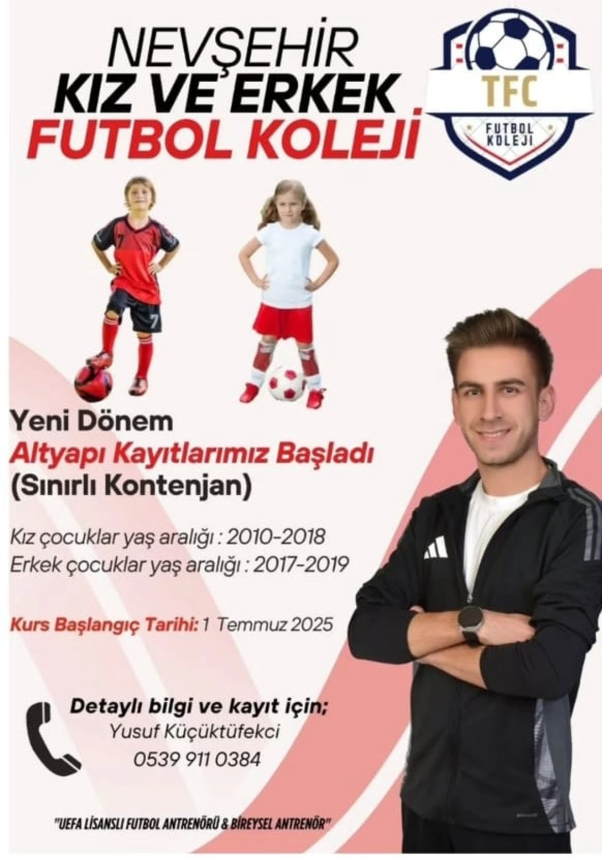 Nevşehir’de Futbolun Yeni Adresi: TFC Futbol Koleji