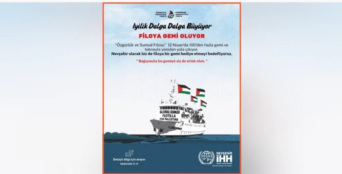 Nevşehir&rsquo;den Gazze&rsquo;ye destek gemisi hazırlanıyor