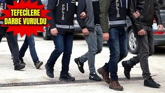 Nevşehir'inde arasında olduğu 52 ilde tefecilik ve mali su&ccedil;lara y&ouml;nelik eş zamanlı operasyon 