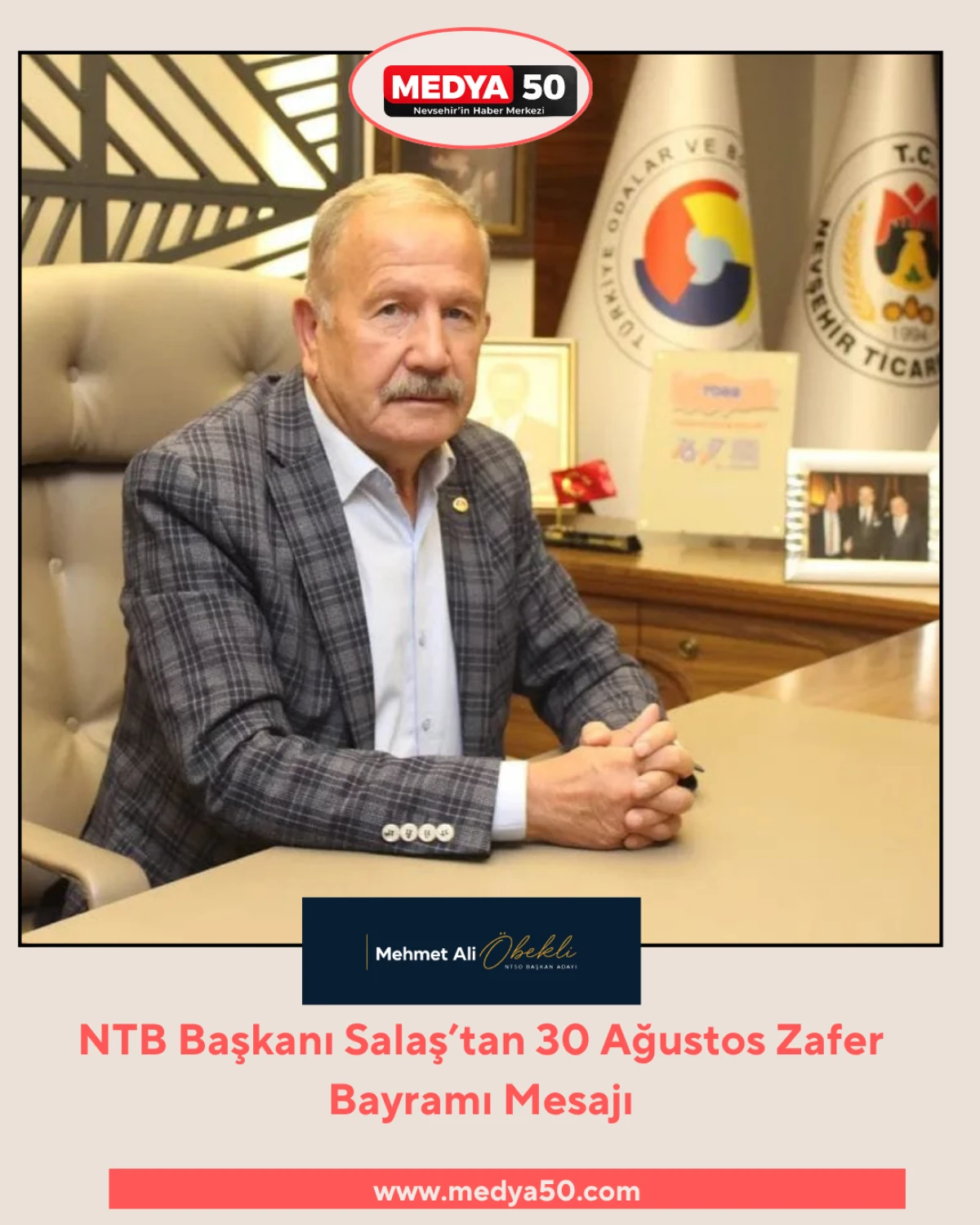 NTB Başkanı Salaş&rsquo;tan 30 Ağustos Zafer Bayramı Mesajı