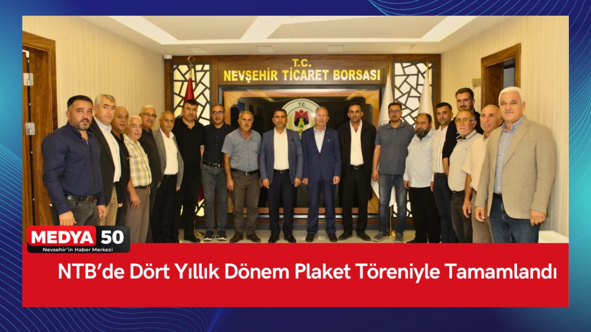 NTB&rsquo;de D&ouml;rt Yıllık D&ouml;nem Plaket T&ouml;reniyle Tamamlandı