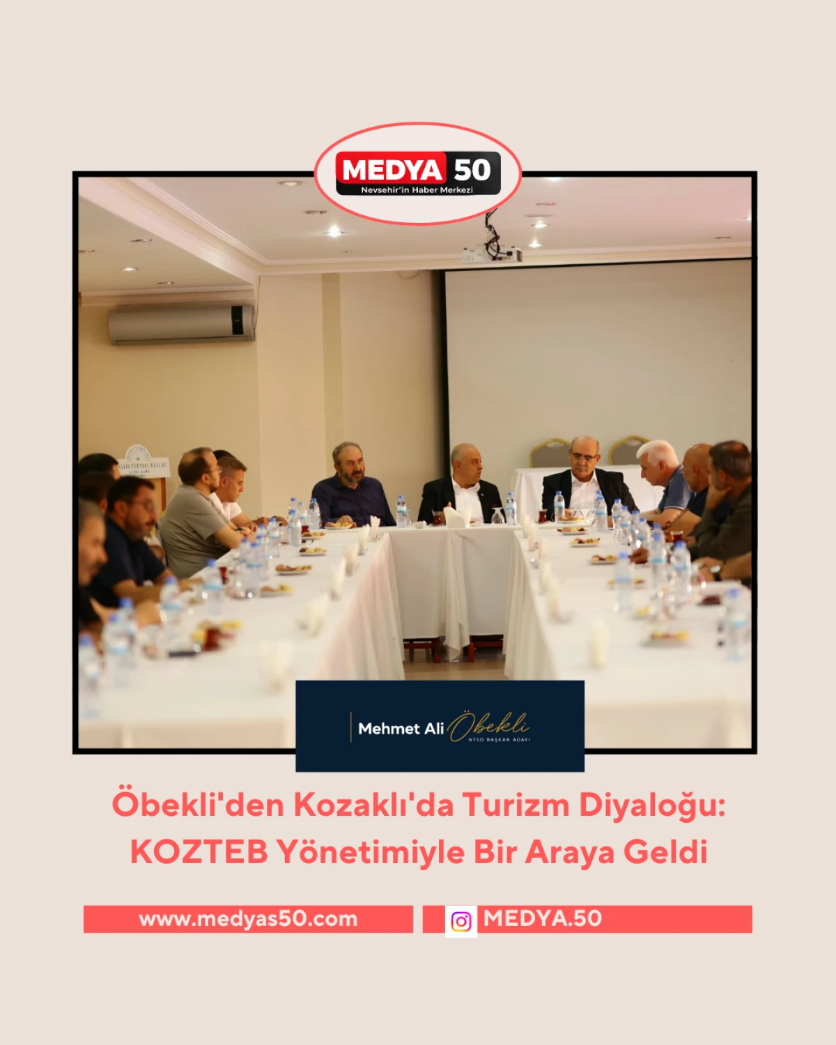 &Ouml;bekli'den Kozaklı'da Turizm Diyaloğu: KOZTEB Y&ouml;netimiyle Bir Araya Geldi
