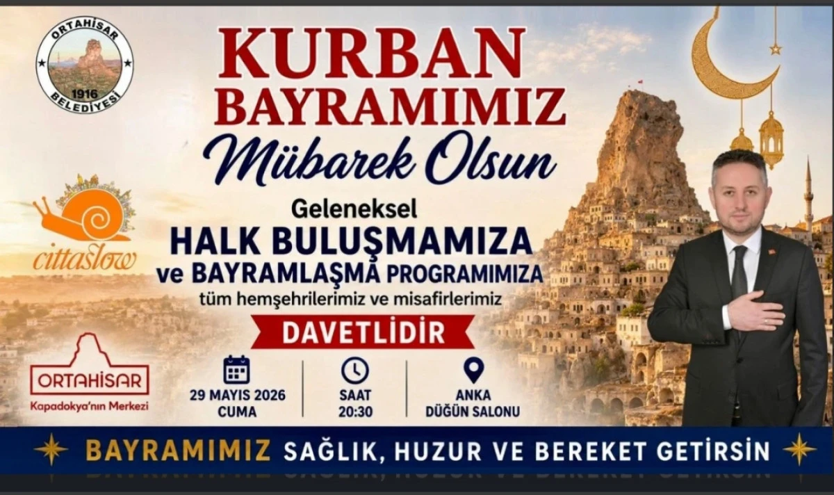 ORTAHİSAR&rsquo;DA BAYRAM COŞKUSU: BAŞKAN MUSTAFA ATEŞ&rsquo;TEN HALK BULUŞMASINA DAVET!