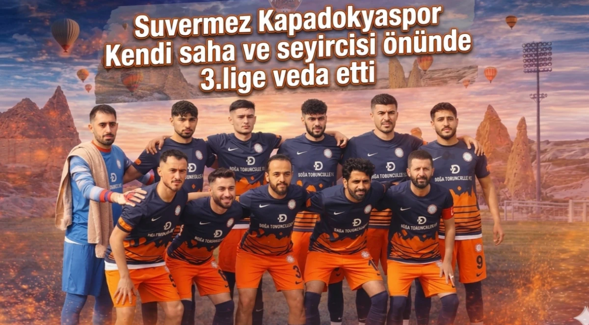 Suvermez Kapadokyaspor 3. Lige Evinden veda etti 