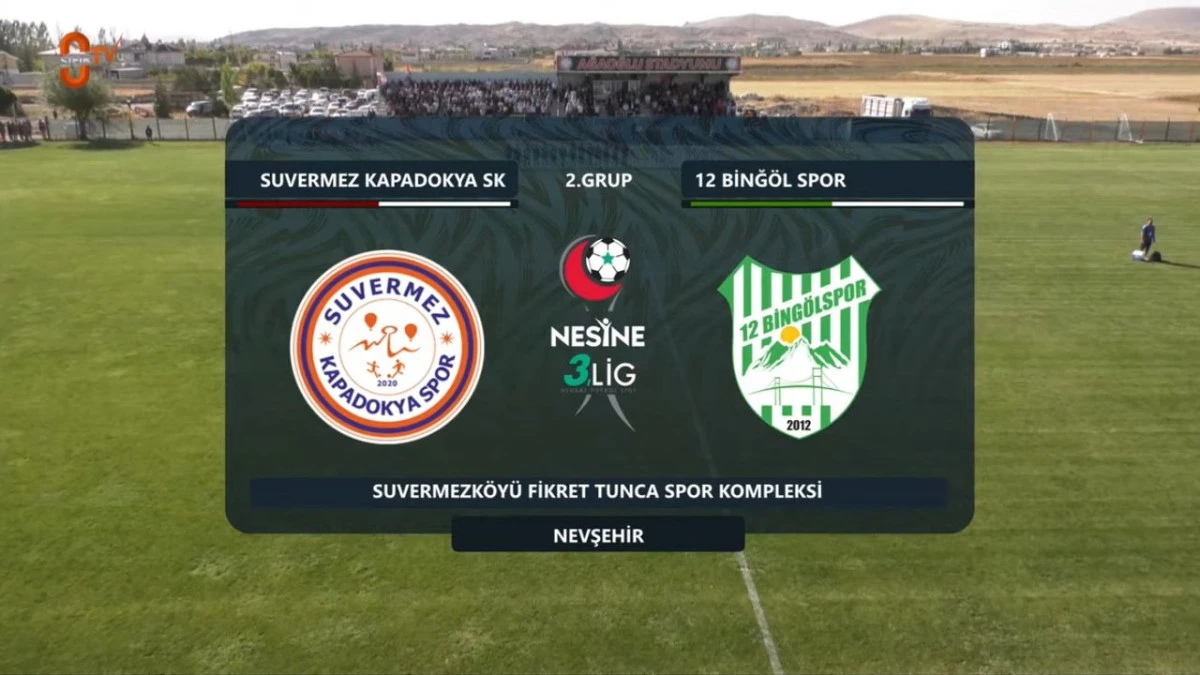 Maç Sonucu Suvermez Kapadokya Spor 2-1  Bingölspor 