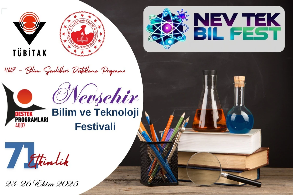 TÜBİTAK 4007 Projesi Kabul Edildi: Nevşehir’de Bilim Ve Teknoloji Festivali Başlıyor!