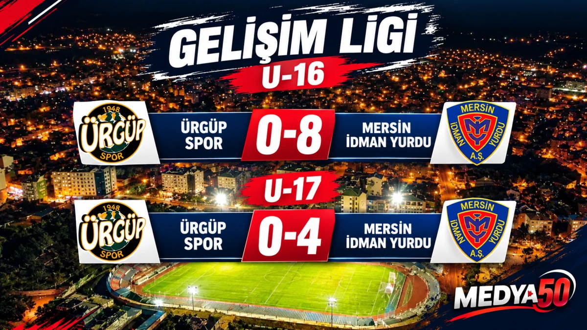 &Uuml;rg&uuml;pspor, Gelişim Ligi&rsquo;nde haftayı 2 mağlubiyet ile kapattı