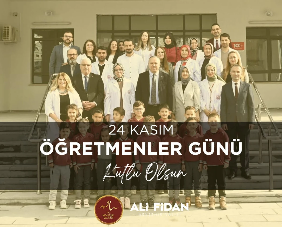 ValiFidan&rsquo;ın 24 Kasım &Ouml;ğretmenler G&uuml;n&uuml; Mesajı