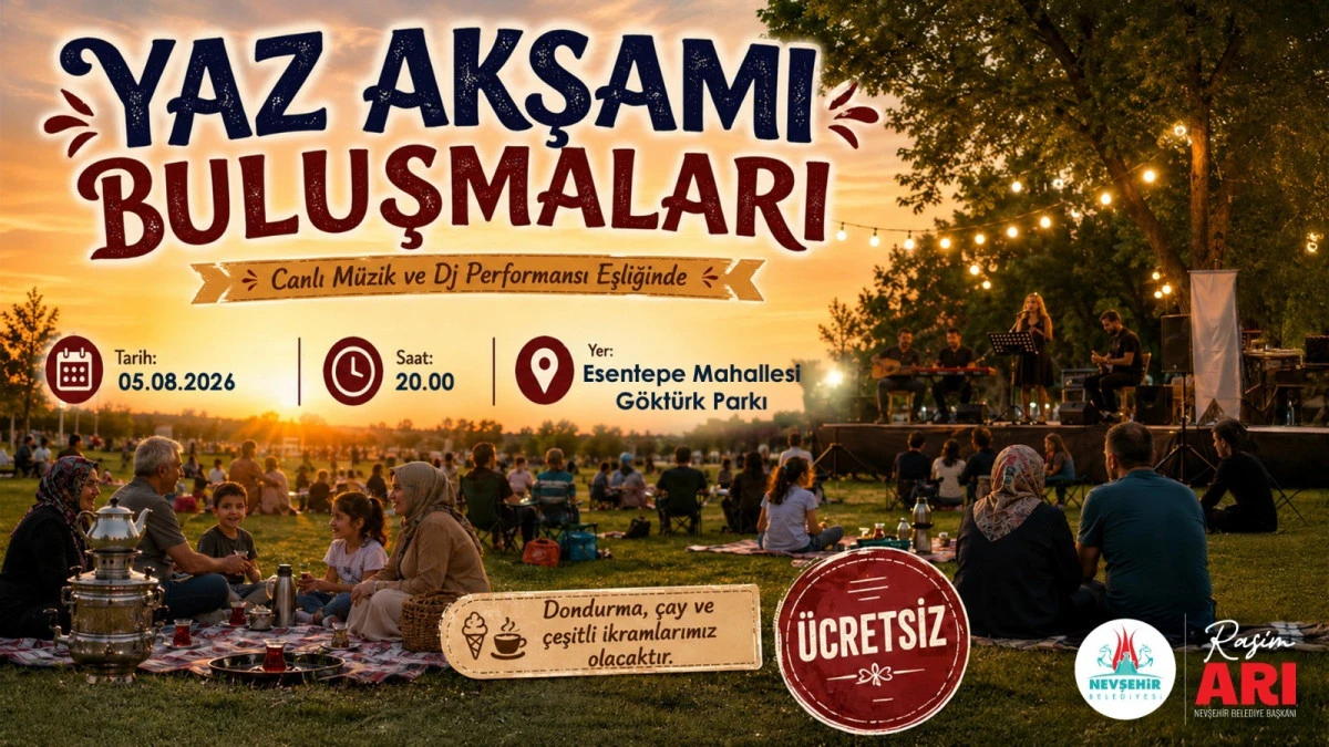 Yaz akşam buluşmaları Esentepe Mahallesi ile devam edecek